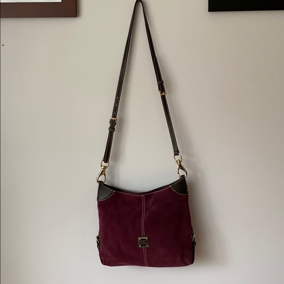 Dooney & Bourke Handbags - Dooney & Bourke Fredrica Suede Crossbody Bag